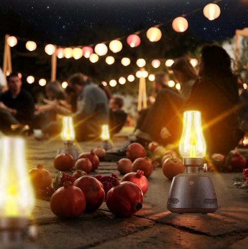 Portable Bluetooth Speaker wood grain